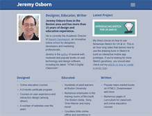 Tablet Screenshot of jeremyosborn.com